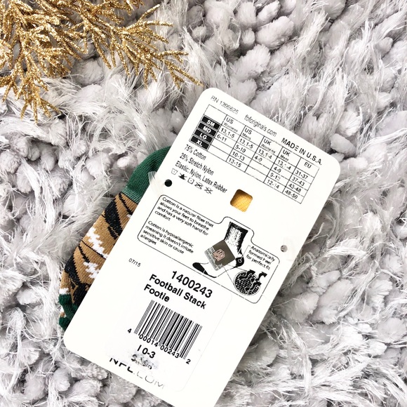 🆕New with tags GREEN BAY PACKERS INFANT SOCKS 0-3 - Picture 2 of 2